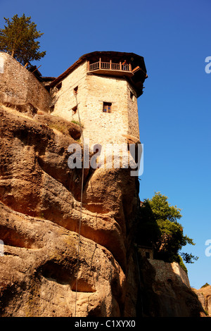 Greco monastero ortodosso di tutti i santi, Varlaam Meteora Montagne - Grecia Foto Stock