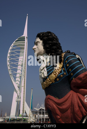 Spinnaker Tower di Portsmouth nel Hampshire Foto Stock