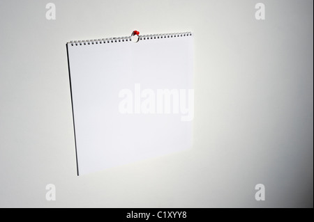 Calandra di vuoto su una parete Foto Stock