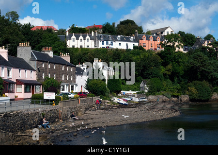 Portree Porto sulla isola di Skye Foto Stock