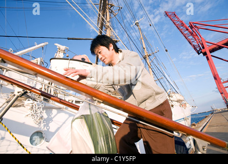 Akira Tamura, membro del cosiddetto Fukushima 50 Foto Stock