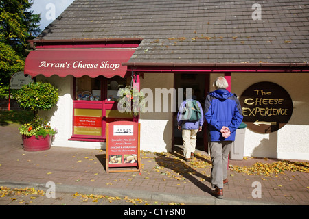 Arran negozio di formaggio. Foto Stock