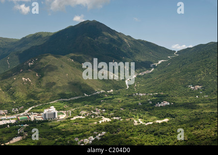 Il Ngong Ping 360 è un progetto del turismo sull'Isola di Lantau in Hong Kong. Foto Stock