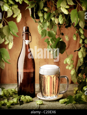 Birra dell'annata Foto Stock