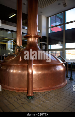 Grande birra rame bollitori, tini, caldaie in ottone, produttori di birra in rame, fabbricazione della birra, birreria, generico Foto Stock