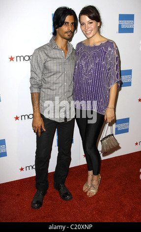 Francesco dieci, Melissa Baldwin 2009 Macy's passaporto fashion show tenutosi al Barker Hangar - Gli arrivi di Los Angeles, California - Foto Stock