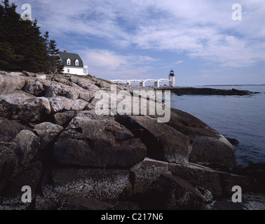 Marshall Point Lighthouse, ME Foto Stock