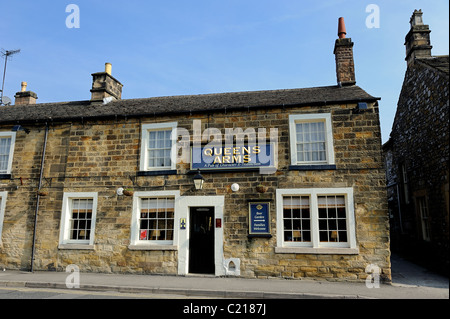 Queens bracci public house bakewell Derbyshire England Regno Unito Foto Stock