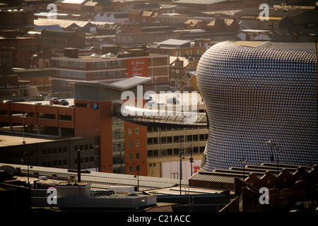 Vista del centro della città di Birmingham che mostra il Bullring e Selfridges. Foto Stock