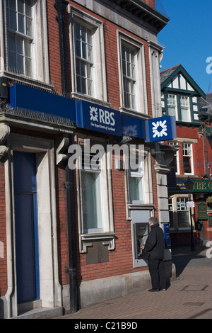 Ramo della Royal Bank of Scotland in Poulton-le-Fylde Lancashire Foto Stock