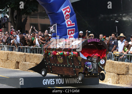 Atmosfera la Red Bull Soapbox Race di Los Angeles, California - 26.09.09 Foto Stock