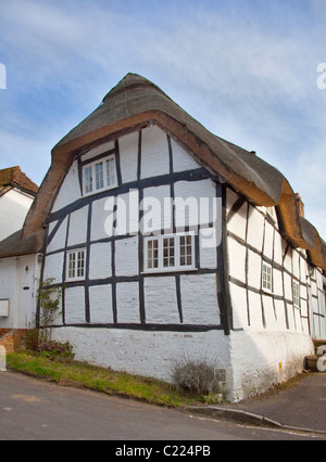 Cottage in Nether Wallop, Hampshire, Inghilterra Foto Stock