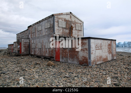 [British Antarctic Survey] Base [E], [Stonington Island], [Marguerite Bay], [Penisola Antartica] Foto Stock