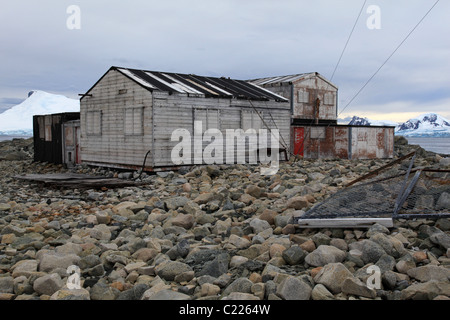 [British Antarctic Survey] Base [E], [Stonington Island], [Marguerite Bay], [Penisola Antartica] Foto Stock