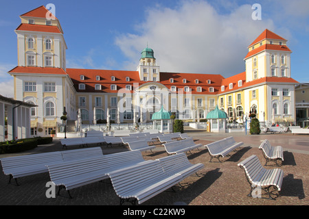 Spa hotel a Binz; Kurhaus Binz Foto Stock