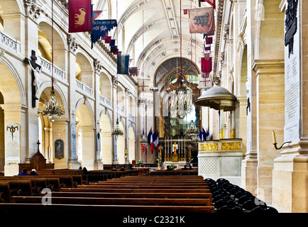 Cappella eglise Saint-Louis des Invalides a L'Hôtel national des Invalides; Parigi Francia Foto Stock