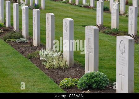 War Graves, Botley cimitero, Oxford, Regno Unito Foto Stock