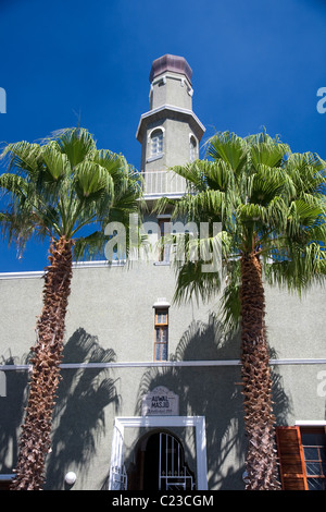 La Moschea Auwal in Dorp street a Bo Kaap - Cape Town Foto Stock