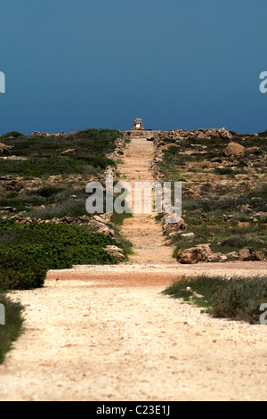 Percorso di HMAS Sydney II Memorial, Quobba Australia Occidentale Foto Stock