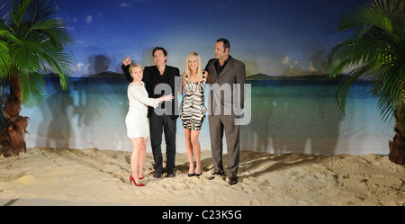 Jason Bateman, Kristen Bell, Malin Akerman e Vince Vaughn il Times BFI London Film Festival: "Coppie Retreat' presso il Claridges Foto Stock