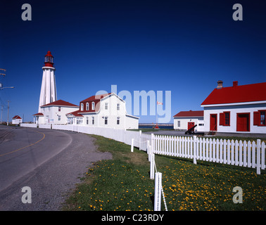 Pointe-Au-Pere Lighthouse, Canada Foto Stock