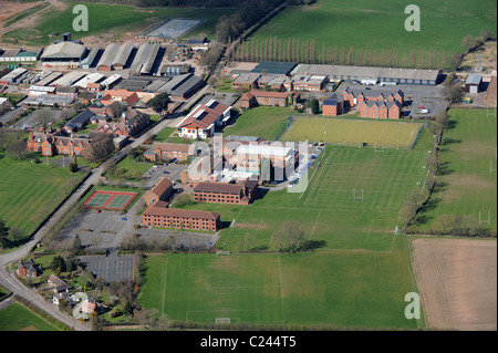 Vista aerea Harper Adams University College Edgmond Shropshire Foto Stock