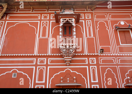 Chandra Mahal Palace a Jaipur, India Foto Stock