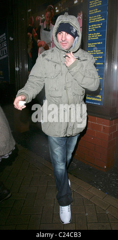 Joe Calzaghe arrivando al Tower Ballroom, per 'Strictly venire Dancing' prove di Blackpool, Inghilterra - 06.1109 Foto Stock
