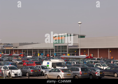 Supermercato Sainsburys a Longwater Retail Park in Norwich , Norfolk , Inghilterra , Inghilterra , Regno Unito Foto Stock