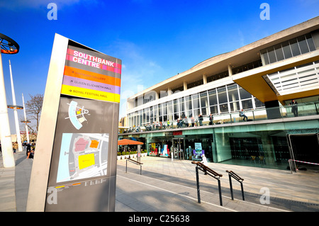 Royal Festival Hall ,South Bank,Waterloo, Londra Foto Stock