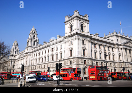 The Treasury, Parliament Square Whitehall London Inghilterra Foto Stock