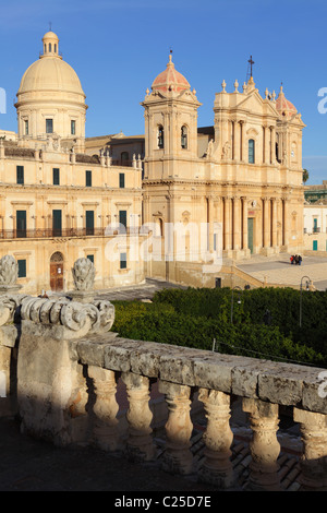 San Nicolo Cattedrale in Piazza del Municipio, Noto, Sicilia, Italia Foto Stock