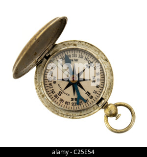 Vintage US Army Wittnauer compass Foto Stock