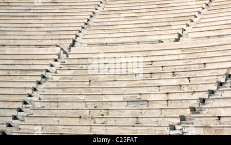 Teatro Antico di Acropoli aka Odeon di Erode Attico. Foto Stock