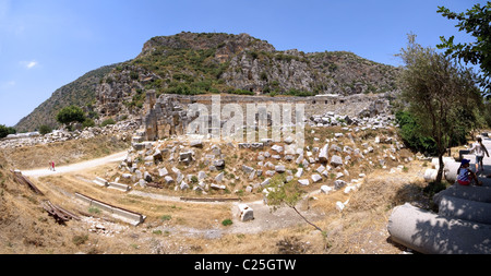 Anfiteatro rovine in Turchia, Myra Foto Stock
