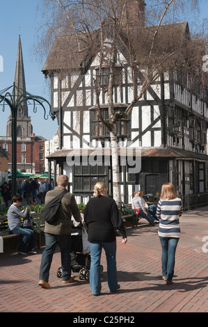 La vecchia casa museo in Hereford Foto Stock