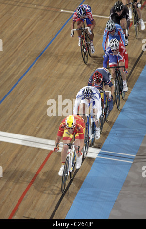 TERUEL ROVIRA Eloy spagna spagnolo espana uomini Omnium Gara a punti UCI via del Campionato del Mondo di Ciclismo Apeldoorn 25 Marzo 2011 Foto Stock