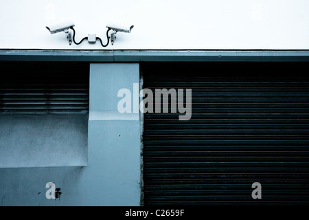 Telecamere di sicurezza Foto Stock