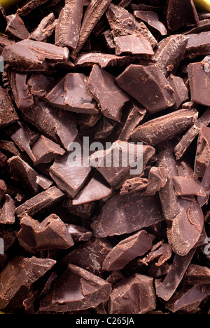 Aggiungete pezzetti di cioccolato e paci Foto Stock