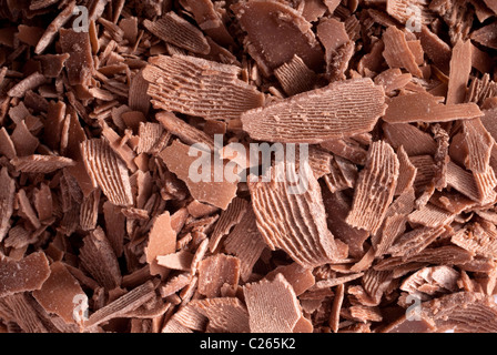 Aggiungete pezzetti di cioccolato e paci Foto Stock