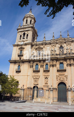 L'Assunzione della Vergine del Duomo , Santa María Square, Jaén,Andalucia, Spagna. Foto Stock