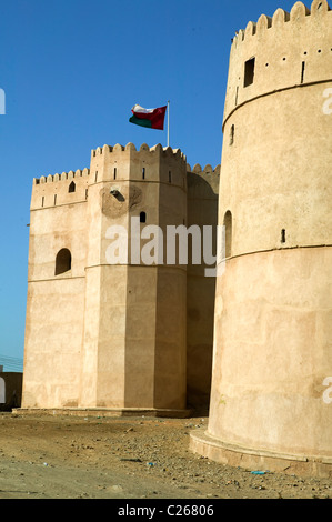 Barka Fort sulla costa Batinah di Oman Foto Stock