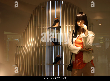 Zara negozio finestra Display Foto Stock