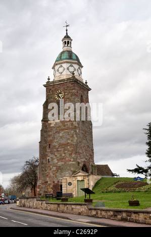 La chiesa Pepperpot torre, ora utilizzato come un centro culturale in Upton su Severn, Worcestershire, Regno Unito Foto Stock