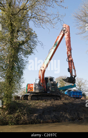 Draga stratford canal Foto Stock