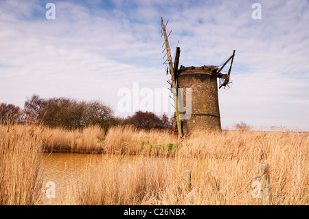 Mulino Brograve Norfolk England Regno Unito Foto Stock