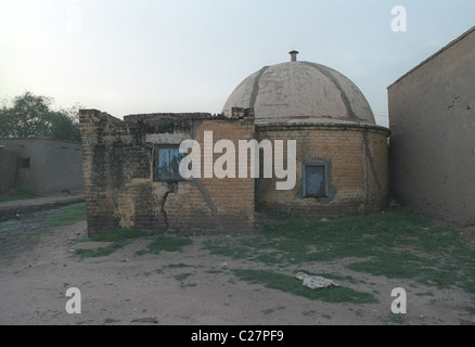 British architettura coloniale in Barakat, Wad Madani, Sudan Foto Stock