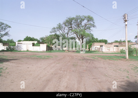 British architettura coloniale in Barakat, Wad Madani, Sudan Foto Stock