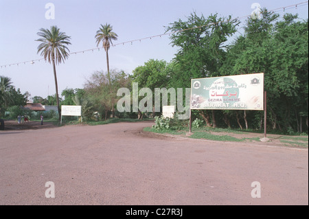 British architettura coloniale in Barakat, Sudan Foto Stock