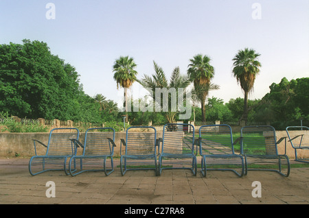 British architettura coloniale in Barakat, Sudan Foto Stock